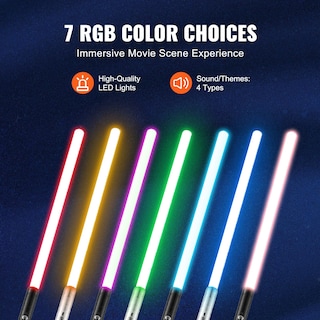 Foto 5 | Foto 5 | Dueling Lightsaber Vevor 2 En 1 Con 7 Colores Rgb Y Efectos De Sonido - Venta Internacional.
