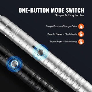 Foto 7 | Foto 7 | Dueling Lightsaber Vevor 2 En 1 Con 7 Colores Rgb Y Efectos De Sonido - Venta Internacional.