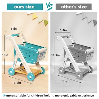 Foto 4 | Foto 4 | Set de Carrito de Compras para Niños Jovow con Comida Simulada para Niños Tamaño 3+ - Venta Internacional