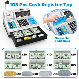 Foto 2 | Foto 2 | Caja Registradora de Juguete Baodlon con Micrófono - Venta Internacional