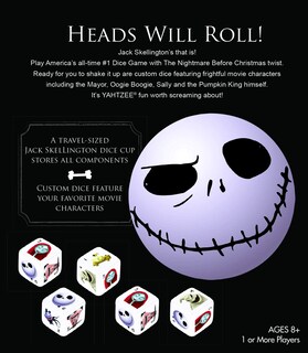 Foto 3 | Foto 3 | Juego De Dados Disney Yahtzee La Pesadilla Antes De Navidad - Venta Internacional