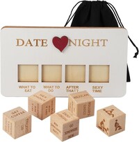 Date Night Dice, Dado De Madera Para Citas, Decisión, Regalo - Venta Internacional.