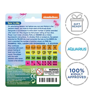 Foto 2 | Foto 2 | Juego De Mesa Aquarius Spongebob Jumping Jellyfish Dice Rolling - Venta Internacional.