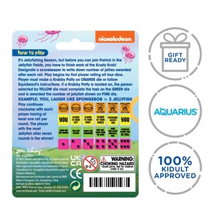 Foto 3 | Foto 3 | Juego De Mesa Aquarius Spongebob Jumping Jellyfish Dice Rolling - Venta Internacional.