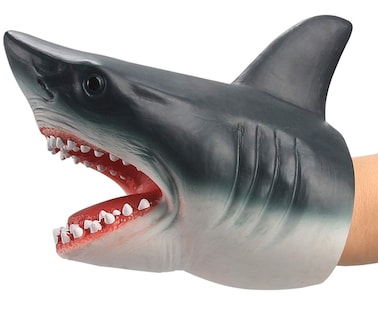 Foto 1 | Foto 1 | Marioneta De Mano Gemini&genius Shark Para Niños, De Goma, 16,5 Cm - Venta Internacional.