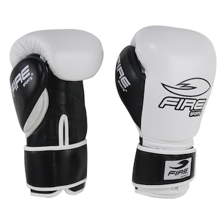 Foto 3 | Foto 3 | Guantes de Box Fire Sports de Piel Boxing 14oz color Blanco