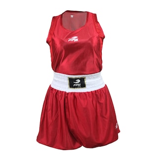 Foto 1 | Foto 1 | Uniforme Boxeo Femenil Fire Sports Olímpico color Rojo Talla Extra Grande