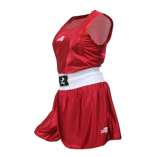 Foto 3 | Foto 3 | Uniforme Boxeo Femenil Fire Sports Olímpico color Rojo Talla Extra Grande