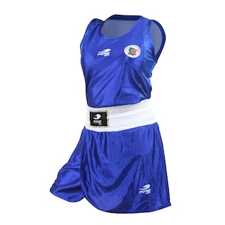 Foto 2 | Foto 2 | Uniforme Boxeo Femenil Fire Sports Olímpico color Azul Talla Mediano