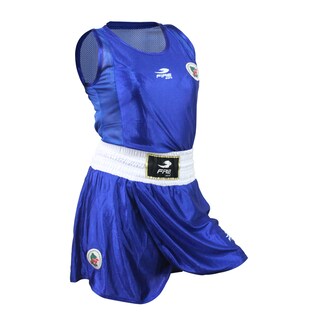 Foto 3 | Foto 3 | Uniforme Boxeo Femenil Fire Sports Olímpico color Azul Talla Mediano