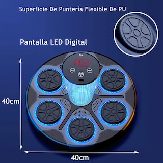 Foto 5 | Foto 5 | Máquina De Boxeo Belug Karate Musical Bluetooth Inteligente Negro