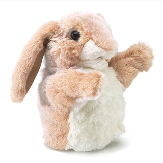 Foto 1 | Foto 1 | Marioneta De Mano Folkmanis Little Lop Rabbit White - Venta Internacional.