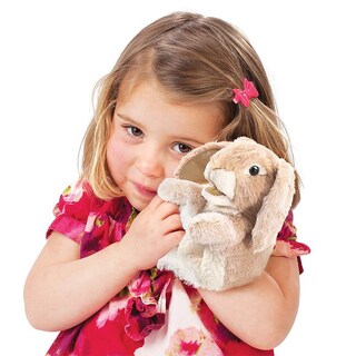 Foto 2 | Foto 2 | Marioneta De Mano Folkmanis Little Lop Rabbit White - Venta Internacional.