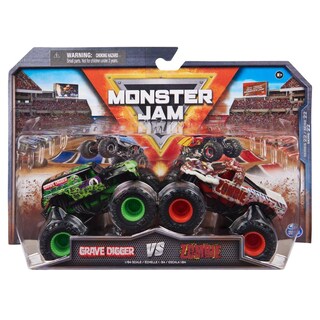Foto 1 | Foto 1 | Camioneta de Juguete Monster Jam: Grave Digger Vs Zombie Escala 1/64 2 Pack