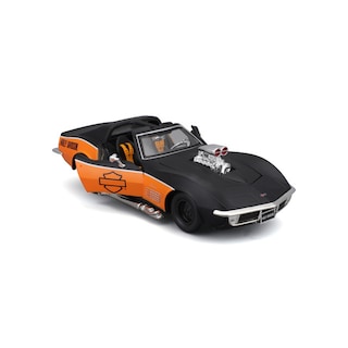 Foto 2 | Foto 2 | Auto Maisto Harley Davidson a Escala 1:25 H-d Custom 1970 Chevy Corvette Multicolor