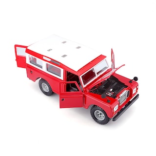Foto 2 | Foto 2 | Auto Burago a Escala 1:25 Land Rover Series Ii Rojo