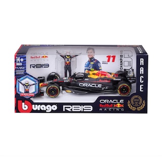 Foto 3 | Foto 3 | Auto Burago Formula 1 A Escala 1:24 Race Oracle Red Bull Rb19 W/figure (2023) Color Azul