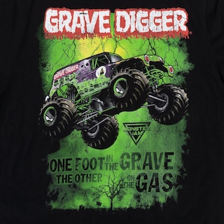 Foto 3 | Foto 3 | Camiseta Para Hombre Grave Digger De Monster Jam Grave Digger, Negra, Talla Xxl - Venta Internacional.