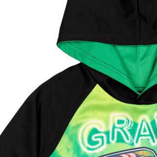 Foto 5 | Foto 5 | Sudadera Con Capucha Monster Jam Trucks Grave Digger Big Boys, Negro/verde - Venta Internacional.