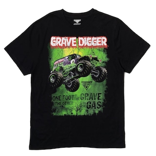 Foto 1 | Foto 1 | Camiseta Monster Jam Grave Digger Negra Para Hombre - M - Venta Internacional.