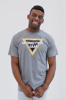 Foto 2 | Foto 2 | Camiseta Monster Jam Logo Grave Digger Para Hombre Gris Xxl - Venta Internacional.
