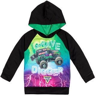 Foto 1 | Foto 1 | Sudadera Con Capucha Monster Jam Trucks Grave Digger Para Niños Pequeños, Negro/verde - Venta Internacional.