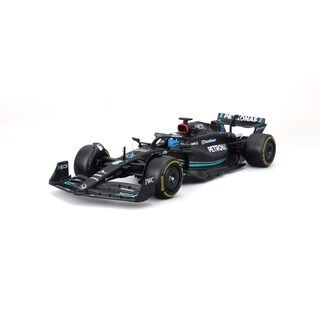 Foto 1 | Foto 1 | Auto Burago F1 Mercedes-amg Petronas W14 2023 A Escala 1:24 Con Casco - #63 Russell