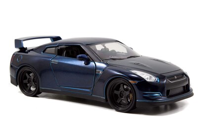 Foto 2 | Foto 2 | Coche Jada Toys Fast & Furious Nissan GTR Azul 1:24 - Venta Internacional