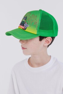Foto 3 | Foto 3 | Gorra De Béisbol Monster Jam Grave Digger Green Para Jóvenes - Venta Internacional.