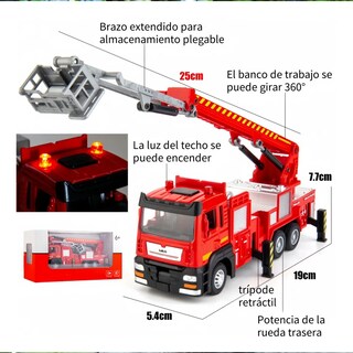 Foto 4 | Foto 4 | Camion De Bomberos Lab.g1pz Rojo