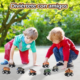 Foto 4 | Foto 4 | Coches Belug Dinosaurios Juguetes 8pz Multicolor