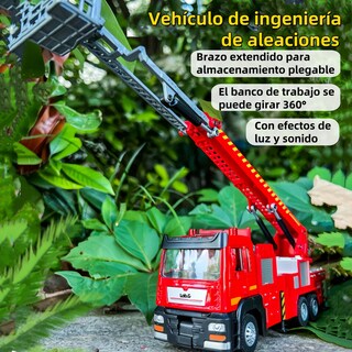 Foto 3 | Foto 3 | Camion De Bomberos Lab.g 1pz Rojo