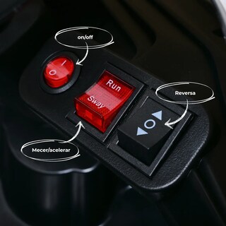 Foto 5 | Foto 5 | Carro Montable Eléctrico De Niños Aeiou B011 Apollo Sonido Blanco