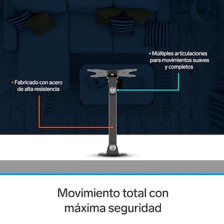 Foto 5 | Foto 5 | Soporte Steren para Pantallas de 10'' a 27'' con Brazo Articulado