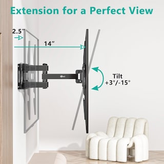 Foto 6 | Foto 6 | Soporte De Pared Para Tv Wali Ftm-3 Full Motion 32-80 Pulgadas, 40 X 40 Cm, 40 Kg - Venta Internacional.
