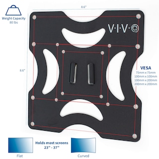Foto 2 | Foto 2 | Soporte De Pared Para Tv Vivo Basic Para Pantallas De 23 A 37 Pulgadas - Venta Internacional.