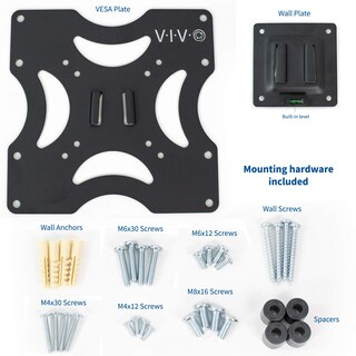 Foto 3 | Foto 3 | Soporte De Pared Para Tv Vivo Basic Para Pantallas De 23 A 37 Pulgadas - Venta Internacional.