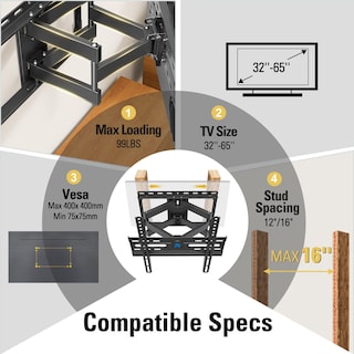 Foto 7 | Foto 7 | Soporte De Pared Dream Md2380 Para Tv De 32 A 65 Pulgadas - Venta Internacional.