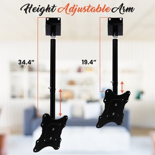 Foto 3 | Foto 3 | Soporte De Techo Para Tv Pyle, Ajustable, 180º, 23-42 Pulgadas, 30 Kg - Venta Internacional.