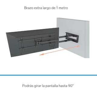 Foto 4 | Foto 4 | Soporte Para Pantallas De 40'' A 80'' Con Brazo Articulado Largo (1 M)