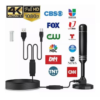 Foto 3 | Foto 3 | Antena de Tv Digital Hd 4k 1080p Eo Safe Imports Esi-4302 color Negro