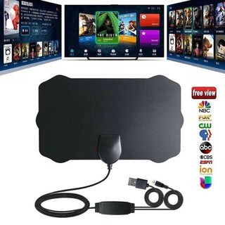 Foto 3 | Foto 3 | Venta Internacional - Antena HDTV A-one color Negro Alcance 5000 Millas 4K HD Señal para TV Digital