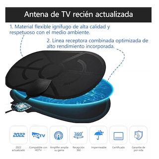 Foto 3 | Foto 3 | Antena de Tv Hd 4k 1080p para Interiores Eo Safe Imports Esi-10826 Negro