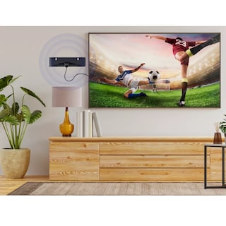 Foto 3 | Foto 3 | Antena para Tv Digital Interior Hdtv 4k 1080p Eo Safe Imports Esi-16048 Negro