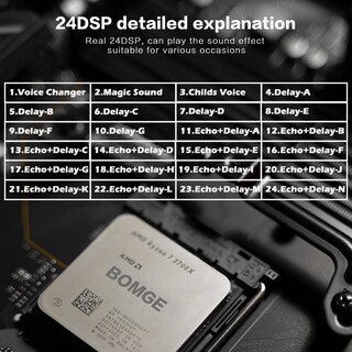Foto 2 | Foto 2 | Interfaz De Mezclador De Sonido Para Dj Bomge De 4 Canales Con Mp3 Usb Bluetooth - Venta Internacional.
