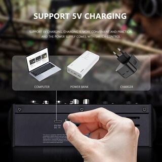 Foto 4 | Foto 4 | Mezclador De Audio Bomge 04m De 4 Canales Con Usb Bluetooth 24 Efectos - Venta Internacional.