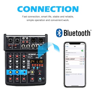 Foto 3 | Foto 3 | Interfaz De Mezclador De Sonido Para Dj Bomge De 4 Canales Con Mp3 Usb Bluetooth - Venta Internacional.