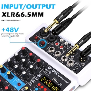 Foto 5 | Foto 5 | Interfaz De Mezclador De Sonido Para Dj Bomge De 4 Canales Con Mp3 Usb Bluetooth - Venta Internacional.