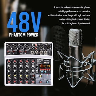 Foto 2 | Foto 2 | Mezclador De Sonido De Audio Bomge Consola De Mezclas Digital Para Dj De 6 Canales - Venta Internacional.