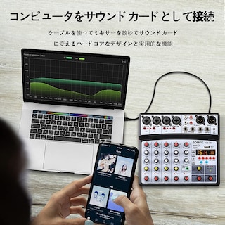 Foto 3 | Foto 3 | Mezclador De Sonido De Audio Bomge Consola De Mezclas Digital Para Dj De 6 Canales - Venta Internacional.